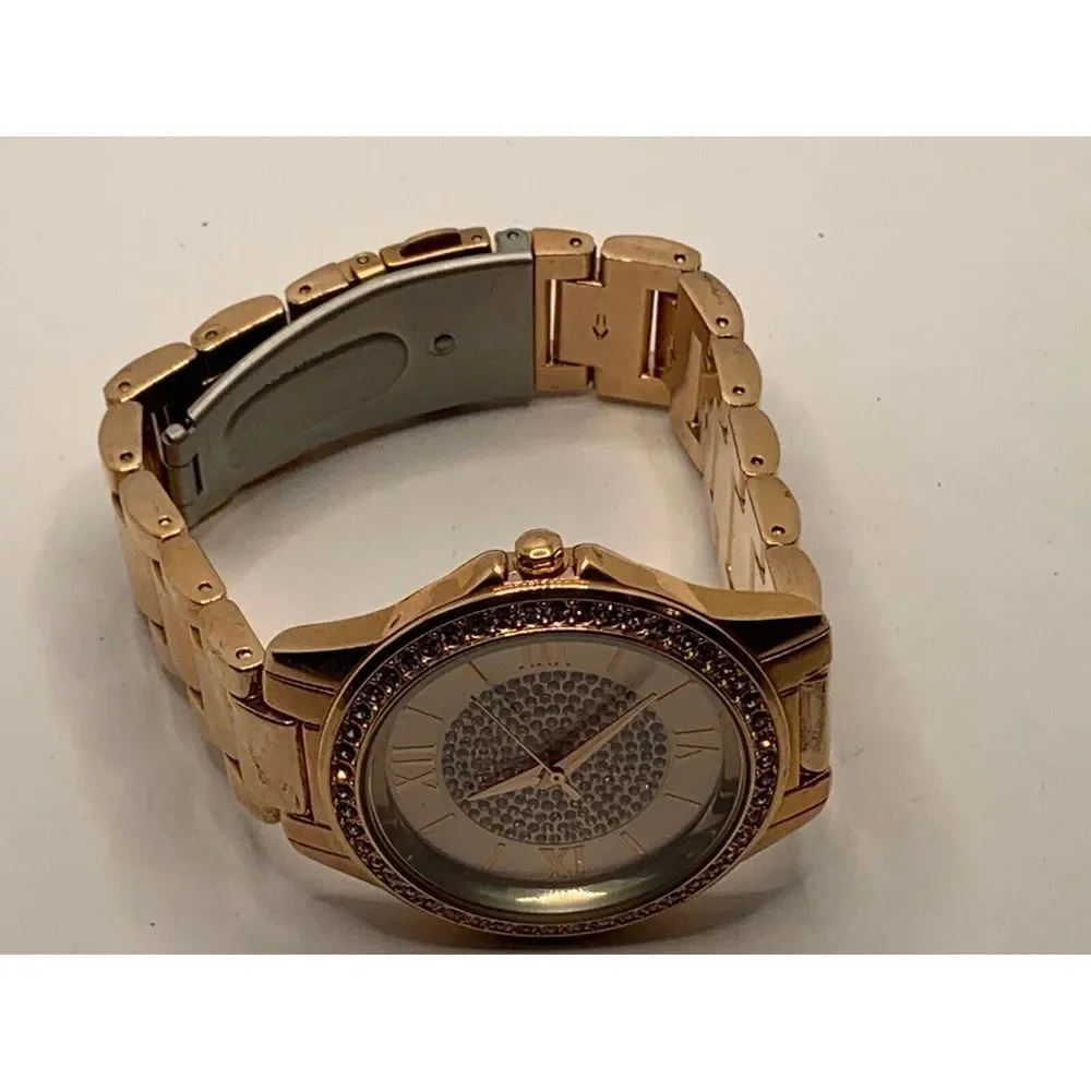 Relic ZR12178 Women's Stainless Steel Analog Rose Gold Dial Quartz Watch JD324